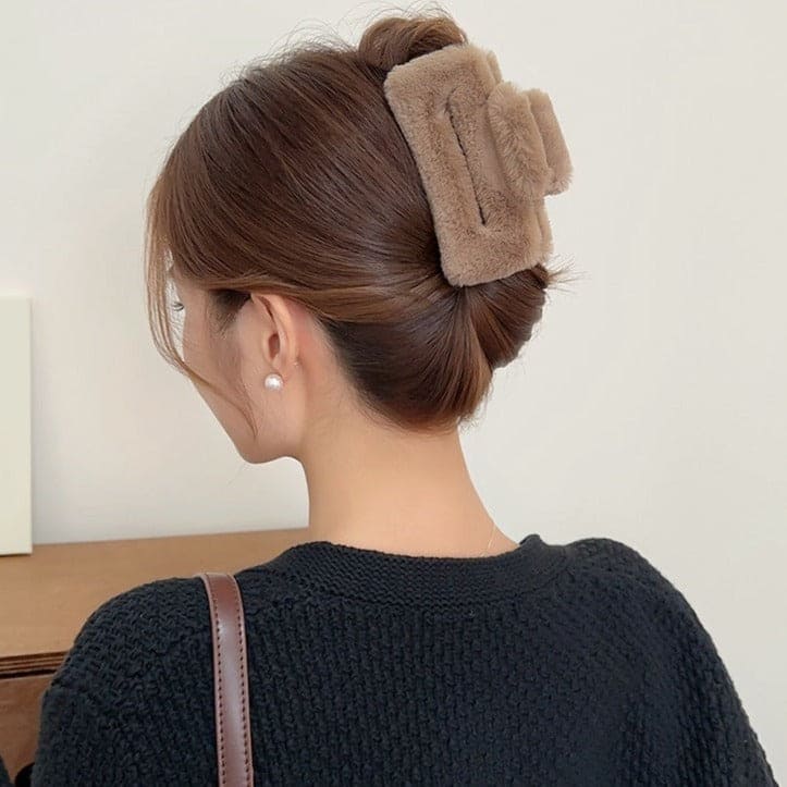 Plush Hair Clip, Women Fuzzy Jaw Hair Clip, Fluffy Imitation Hair Catcher, Hair Styling Claws for Women, Plush Hair Clip, Women Fuzzy Jaw Hair Clip, Fluffy Imitation Hair Catcher, Hair Styling Claws for Women,